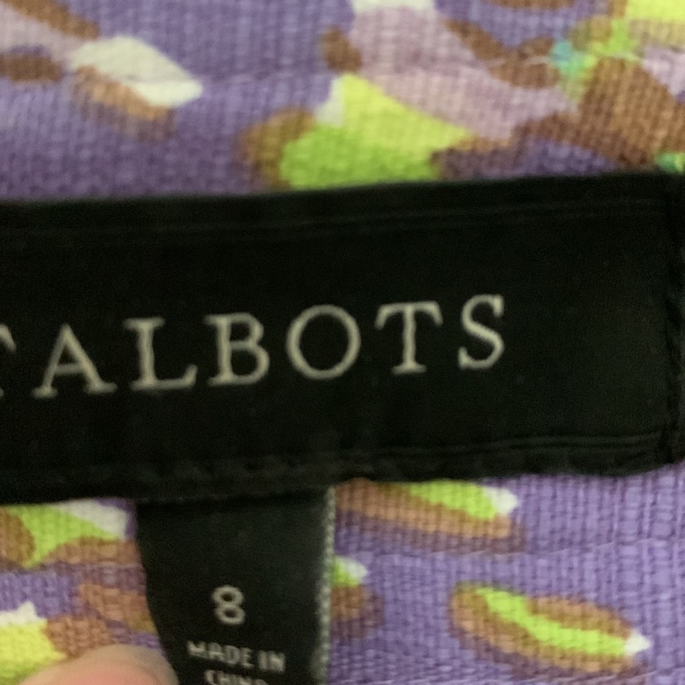 4/$10 Talbots Pencil Cotton Skirt - Picture 6 of 8